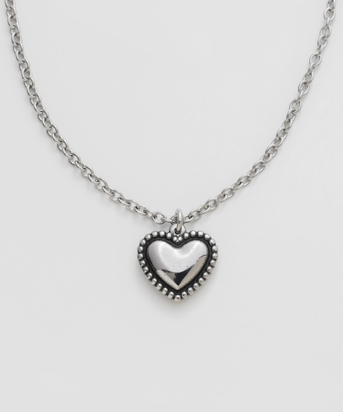 ciite' surgical stainless（シーテサージカルステンレス）の「【 金属アレルギー対応 】 ハートネックレス  サージカルステンレス（ネックレス・レディース・ゴールド/シルバー・FREE）」の2枚目の写真