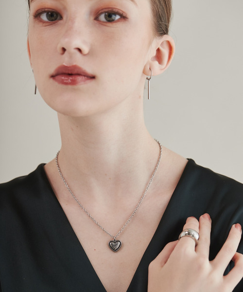 ciite' surgical stainless（シーテサージカルステンレス）の「【 金属アレルギー対応 】 ハートネックレス  サージカルステンレス（ネックレス・レディース・ゴールド/シルバー・FREE）」の11枚目の写真