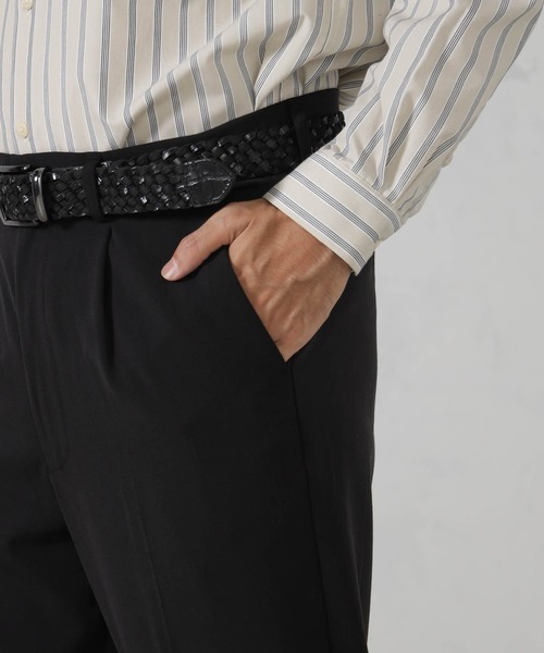 【新品未使用】CASTELBAJA スラックス 焦茶90 スラックス/レッド 赤 S～LL /アパレル 4000-3-rd
