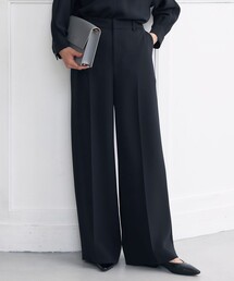 トリアセダブルクロス ワイドパンツ