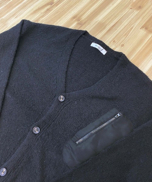 TopIsm(トップイズム)の「オーバーサイズ ポケット付無地ニットカーディガン(カーディガン/ボレロ・メンズ・ブルー/アイボリー/ブラック/ブラウン・M/L)」の8枚目の写真