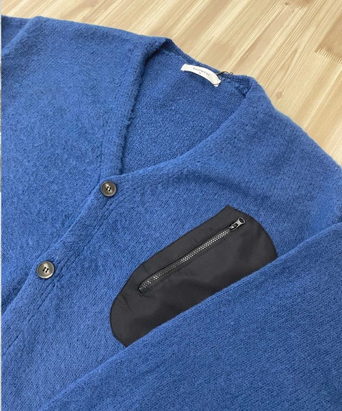 TopIsm(トップイズム)の「オーバーサイズ ポケット付無地ニットカーディガン(カーディガン/ボレロ・メンズ・ブルー/アイボリー/ブラック/ブラウン・M/L)」の12枚目の写真