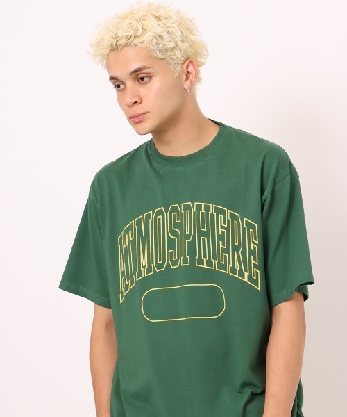 【セール】atmos Vintage college logo T-Shirts / アトモス ヴィンテージ カレッジ ロゴ ティ－シャツ（Tシャツ/カットソー）｜atmos（アトモス）