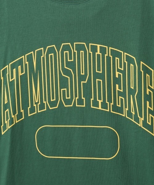 【セール】atmos Vintage college logo T-Shirts / アトモス ヴィンテージ カレッジ ロゴ ティ－シャツ（Tシャツ/カットソー）｜atmos（アトモス）