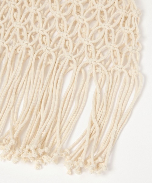 LOWRYS FARM（ローリーズファーム）の「マクラメビスチェ  213779（ベスト・レディース・ブラック/アイボリー・FREE）」の9枚目の写真