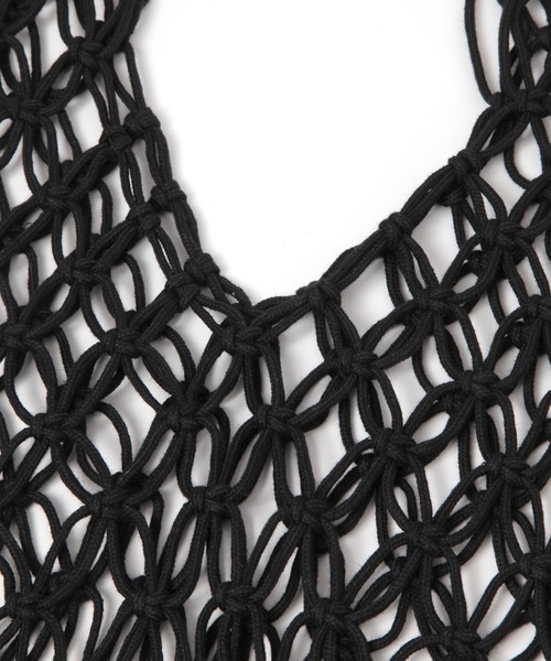 LOWRYS FARM（ローリーズファーム）の「マクラメビスチェ  213779（ベスト・レディース・ブラック/アイボリー・FREE）」の11枚目の写真