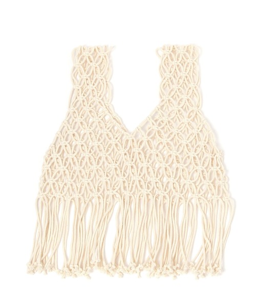 【regleam】リグリーム♡未使用♡ドロストファーベスト♡ホワイト ドロストファーベスト｜DRAWSTRING FUR VESTの通販｜regleam