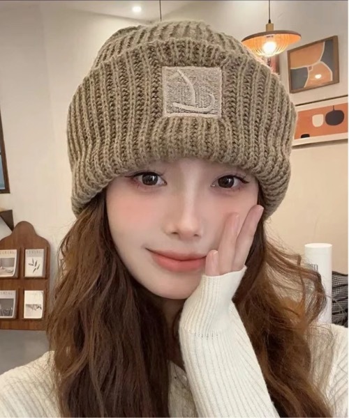 セール】【OKUOKU 0909】ローゲージニットワッチ ニット帽 oku