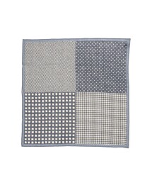 BEAMS F | Vincenzo Miozza / コットンリネン ドット パネル ネッカチーフ(ハンカチ/ハンドタオル)