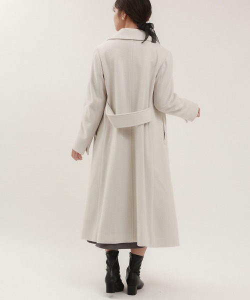 TRUDEA（トルディア）の「ダブルブレストウールコート（チェスター