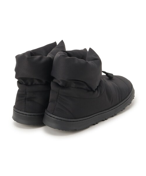 ITS'DEMO（イッツデモ）の「◆【室内履きにも◎／M・Lサイズ展開】キルトドロストブーツ（ブーツ・レディース・アイボリー/ブラック・38/40）」の6枚目の写真