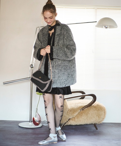 JOIEVE ベロアワンピース 38 チョコレート JOIEVE ベロアワンピース 38 チョコレート