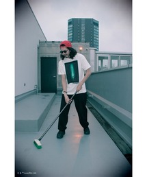 『スター・ウォーズ/STARWARS』"""Lightsaber"" T-Shirt"  半袖プリントTシャツ ビックシルエット ピグメント加工 ヴィンテージライク