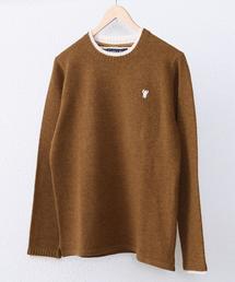 coen | ラムウールクルーネックニットプルオーバー(ニット/セーター)