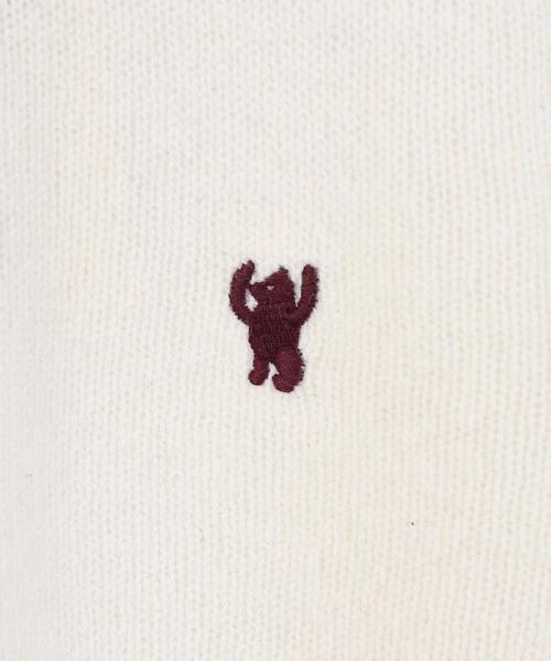 coen（コーエン）の「ラムウールクルーネックニットプルオーバー（ニット/セーター・メンズ・グレー/ネイビー/レッド/ゴールド/ホワイト/ライトブルー・MEDIUM/SMALL/X-LARGE/LARGE）」の16枚目の写真