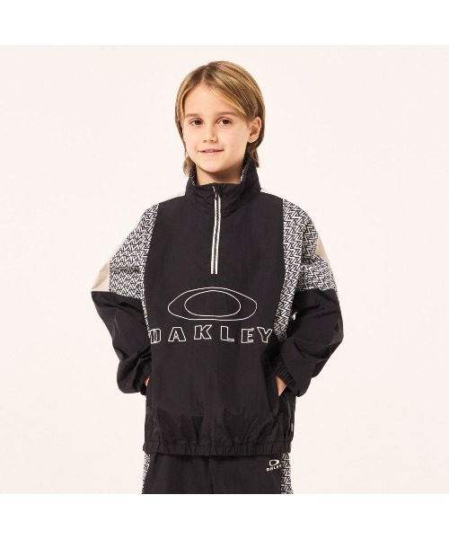 OAKLEY(オークリー)の「オークリー ENHANCE STRT PULLOVER YTR 7.0 /JACKET ジャケット /YOUTH キッズ・ユース/OAKLEY(その他アウター・キッズ・ピンク系/ブラック/ベージュ・XS/L/M/S)」の1枚目の写真