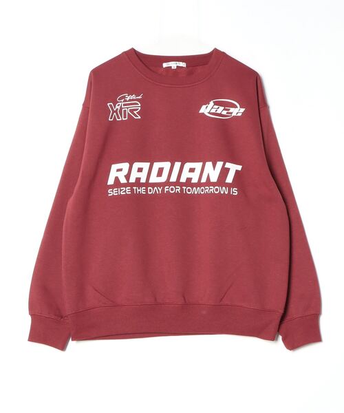 SlashDate(スラッシュデイト)の「【82】サッカーデザイン 裏起毛 スウェット ブロークコア(スウェット・レディース・アッシュグレー/ワイン/ブラック/ワイン系/ライトグレー系/ブラック系・L/M)」の8枚目の写真