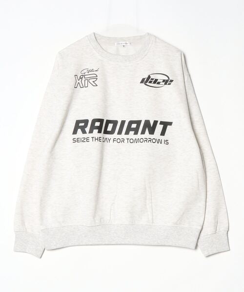 SlashDate(スラッシュデイト)の「【82】サッカーデザイン 裏起毛 スウェット ブロークコア(スウェット・レディース・アッシュグレー/ワイン/ブラック/ワイン系/ライトグレー系/ブラック系・L/M)」の9枚目の写真