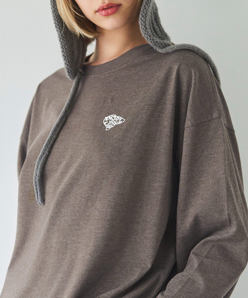 coca(coca)(コカ)の「【WEB限定セール】ポイントフィッシュロングTシャツ(Tシャツ/カットソー・メンズ・アイボリー/ライトグレー/ブラウン/チャコール・XL/M/L)」の1枚目の写真
