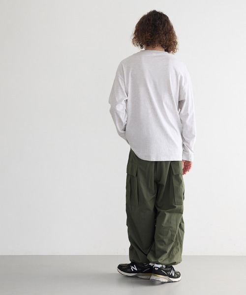 coca(coca)(コカ)の「【WEB限定セール】ポイントフィッシュロングTシャツ(Tシャツ/カットソー・メンズ・アイボリー/ライトグレー/ブラウン/チャコール・XL/M/L)」の19枚目の写真