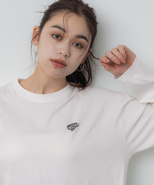 coca(coca)(コカ)の「【WEB限定セール】ポイントフィッシュロングTシャツ(Tシャツ/カットソー・メンズ・アイボリー/ライトグレー/ブラウン/チャコール・XL/M/L)」の8枚目の写真