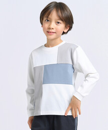COMME CA ISM（コムサイズム）の「カラーブロック切り替えTシャツ（Tシャツ/カットソー・キッズ）」