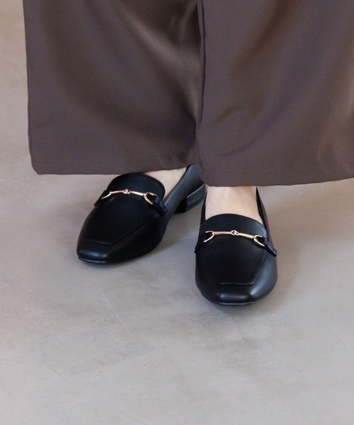 セール】【HIMIKO】【WEB限定デザイン】ビットモチーフローファー