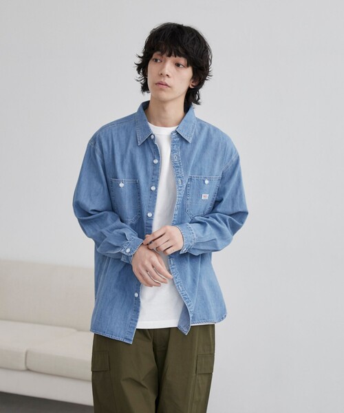 natsumizama ナツミザマ プルオーバーシャツネイビー コットン100% nanamica ONLINE STORE│