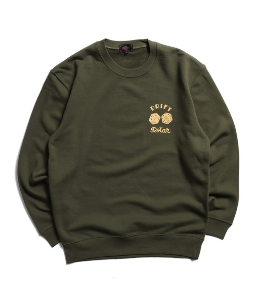 ROTAR（ローター）の「DRIFT SWEAT（スウェット・メンズ・ブラック/ホワイト/ライトオリーブ・SMALL/MEDIUM/LARGE/X-LARGE）」の3枚目の写真