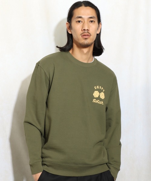 ROTAR（ローター）の「DRIFT SWEAT（スウェット・メンズ・ブラック/ホワイト/ライトオリーブ・SMALL/MEDIUM/LARGE/X-LARGE）」の6枚目の写真