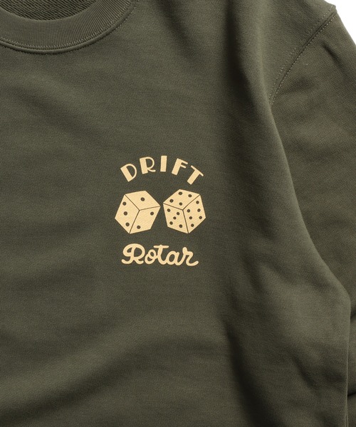 ROTAR（ローター）の「DRIFT SWEAT（スウェット・メンズ・ブラック/ホワイト/ライトオリーブ・SMALL/MEDIUM/LARGE/X-LARGE）」の10枚目の写真
