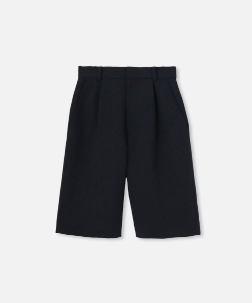 allureville(アルアバイル)の「平二重織タックハーフパンツ(その他パンツ・レディース・ネイビー/グレー系その他・1/2)」の3枚目の写真