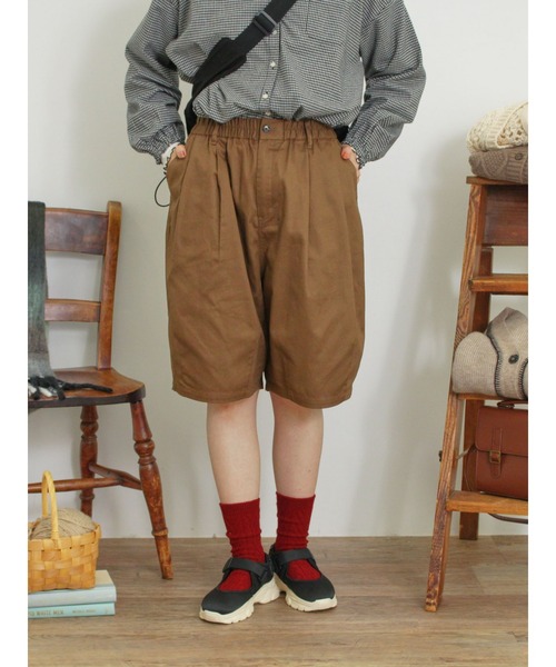 【セール】ボーイフレンドハーフワイドパンツ（その他パンツ）｜Samansa Mos2（サマンサ モスモス） 7,722円