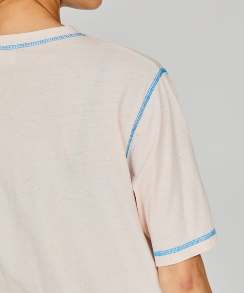Champion(チャンピオン)の「【Champion/チャンピオン】レディース ショートスリーブTシャツ(Tシャツ/カットソー・レディース・オートミール/ライトピンク/サックスブルー/ペールイエロー・LARGE/MEDIUM)」の19枚目の写真