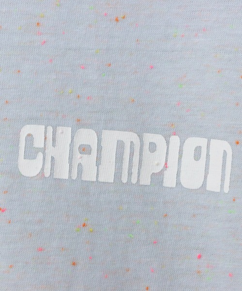Champion(チャンピオン)の「【Champion/チャンピオン】レディース ショートスリーブTシャツ(Tシャツ/カットソー・レディース・オートミール/ライトピンク/サックスブルー/ペールイエロー・LARGE/MEDIUM)」の9枚目の写真