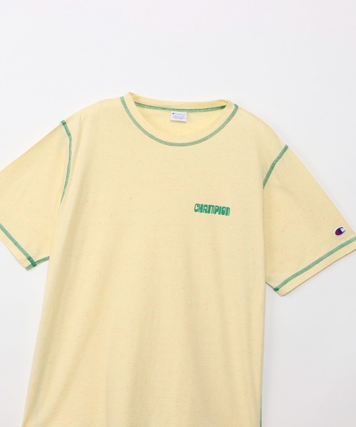 Champion(チャンピオン)の「【Champion/チャンピオン】レディース ショートスリーブTシャツ(Tシャツ/カットソー・レディース・オートミール/ライトピンク/サックスブルー/ペールイエロー・LARGE/MEDIUM)」の14枚目の写真