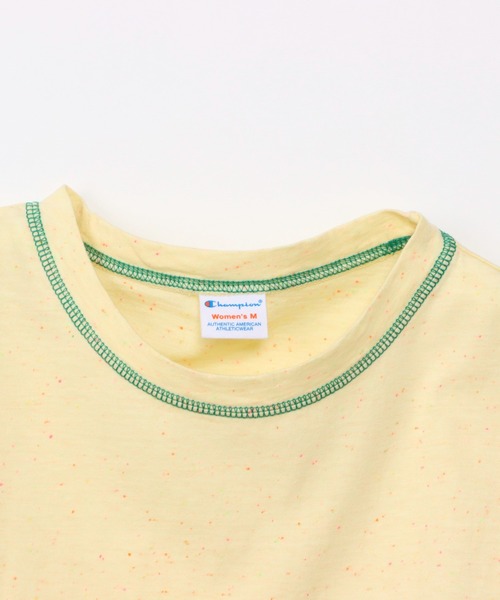 Champion(チャンピオン)の「【Champion/チャンピオン】レディース ショートスリーブTシャツ(Tシャツ/カットソー・レディース・オートミール/ライトピンク/サックスブルー/ペールイエロー・LARGE/MEDIUM)」の15枚目の写真