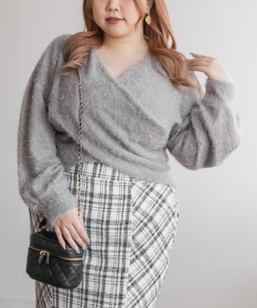 シャギーニットソークロスプルオーバー（Tシャツ/カットソー）｜CLETTE（クレット） 6,380円