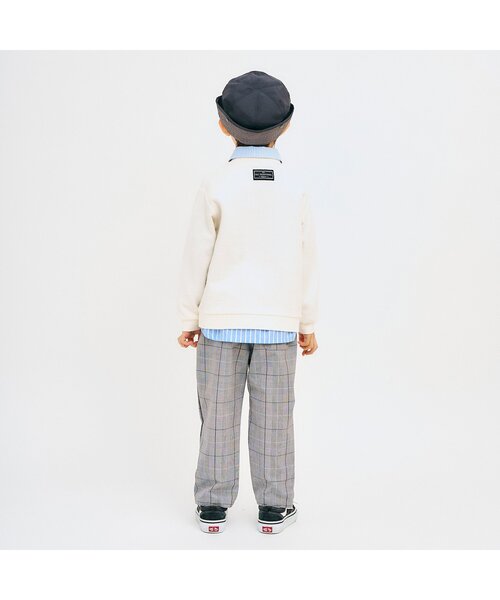 apres les cours（アプレレクール）の「アルファベットモチーフTシャツ（Tシャツ/カットソー・キッズ・ネイビー/アイボリー・130/80/90/100/110/120）」の4枚目の写真