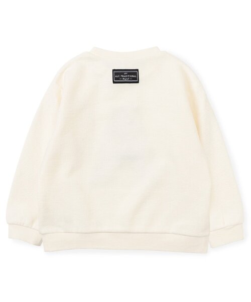 apres les cours（アプレレクール）の「アルファベットモチーフTシャツ（Tシャツ/カットソー・キッズ・ネイビー/アイボリー・130/80/90/100/110/120）」の10枚目の写真