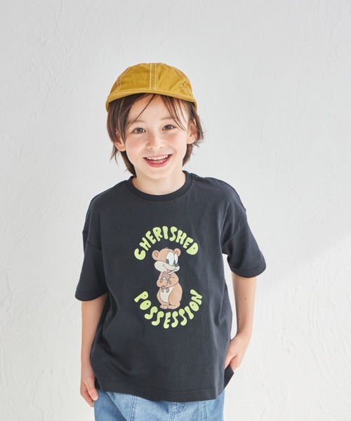 pairmanon（ペアマノン）の「【綿100%】【リンクコーデ】オリジナル ポップ グラフィック 半袖 Tシャツ（Tシャツ/カットソー・キッズ・ブラック系その他2/ブルー系その他2/ブルー系その他3/ブラウン系その他/ピンク系その他/ベージュ系その他4/ホワイト系その他/ベージュ系その他/ブラック系その他/ブラック系その他3/ホワイト系その他2/ホワイト系その他3/グリーン系その他/ブルー系その他/ピンク系その他2/ピンク系その他3/ベージュ系その他2/ベージュ系その他3・120/110/140/100/90/130/150/80）」の4枚目の写真