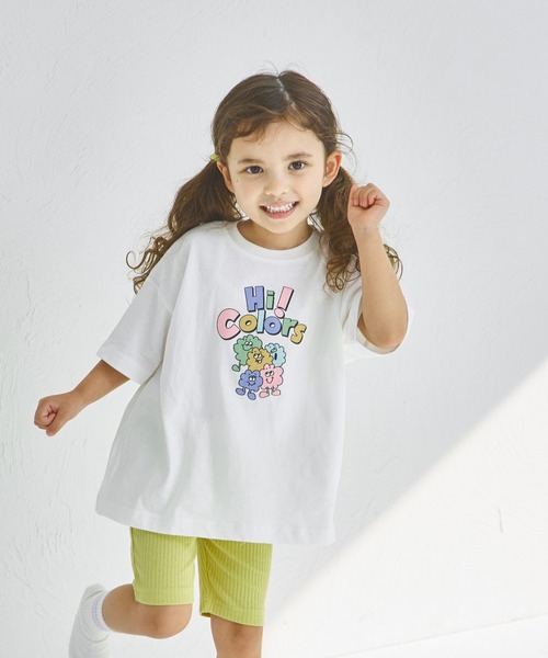 pairmanon（ペアマノン）の「【綿100%】【リンクコーデ】オリジナル ポップ グラフィック 半袖 Tシャツ（Tシャツ/カットソー・キッズ・ブラック系その他2/ブルー系その他2/ブルー系その他3/ブラウン系その他/ピンク系その他/ベージュ系その他4/ホワイト系その他/ベージュ系その他/ブラック系その他/ブラック系その他3/ホワイト系その他2/ホワイト系その他3/グリーン系その他/ブルー系その他/ピンク系その他2/ピンク系その他3/ベージュ系その他2/ベージュ系その他3・120/110/140/100/90/130/150/80）」の2枚目の写真