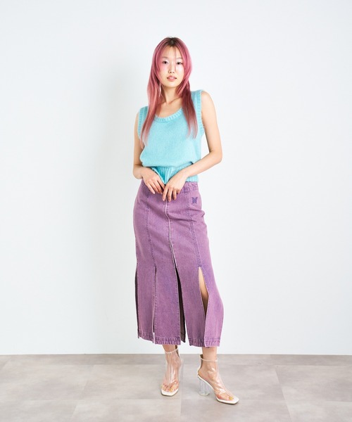 ANNA SUI NYC（アナ スイ エヌ ワイ シー）の「ラメニットベスト（ベスト・レディース・ピンク/ミント・FREE）」の13枚目の写真