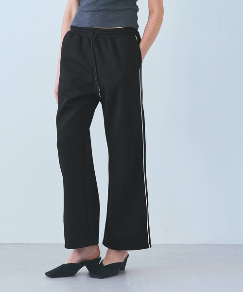 coca（coca）（コカ）の「ソフトスウェットラインパンツ（スウェットパンツ・レディース・アイボリー/ブラック・S/L/M）」の14枚目の写真