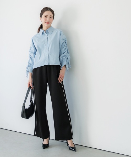 セール】ソフトスウェットラインパンツ（スウェットパンツ）｜coca