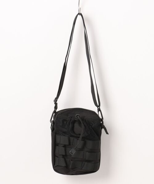 L LABEL（エルラベル）の「ドローコードミニショルダーサコッシュ（ショルダーバッグ・メンズ・ブラック/カーキ・FREE）」の10枚目の写真