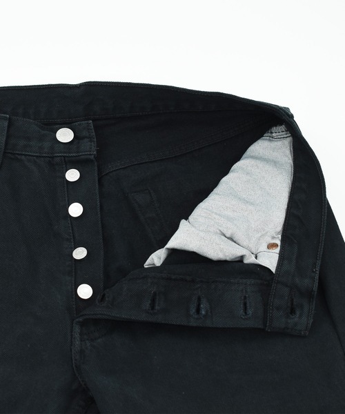 パンツ archive Euro Levi's 501 black denim y2k UK製 90s Euro Levi's 501 Black Denim Pants 黒 W30×L29 ユーロ