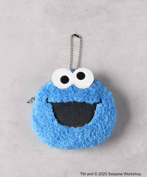 【12月スーパーSALE 15%OFF】 セール】【SESAME STREET】フェイス丸型ポーチ（その他小物 小物
