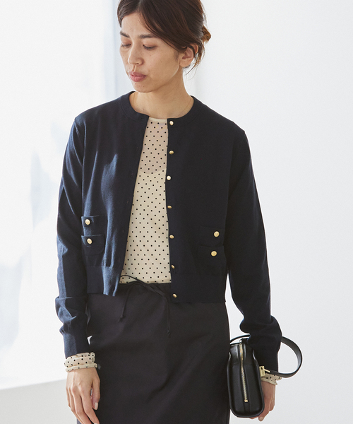 IENA イエナ　フロッキードットシアープルオーバー IENA｜フロッキードット シアー プルオーバー | Rakuten Fashion