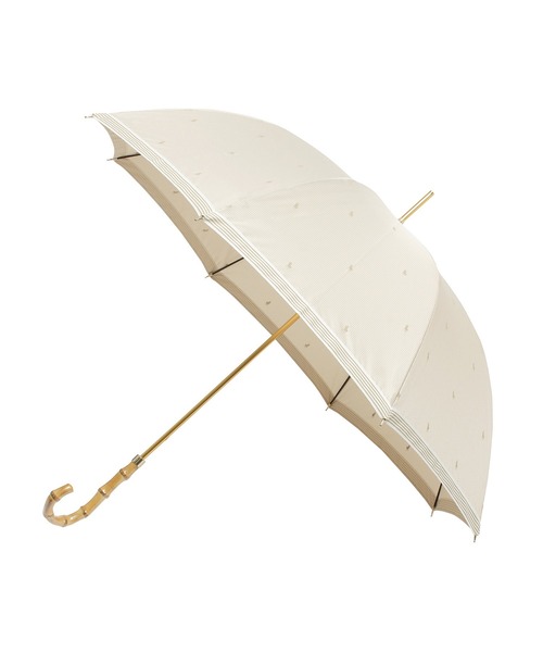 ポロ ラルフローレン カラーポロ 長傘 雨傘 ベージュ 長傘 雨傘 'ハウンドトゥースチェック POLO' ポロ（長傘）｜POLO RALPH